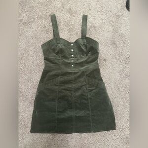 Express Dark Olive Mini Dress
